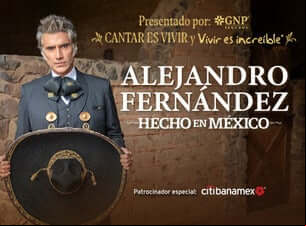 Concierto de Alejandro Fernández, Hecho en México Tour, en Madrid, España, Martes, 26 de julio de 2022