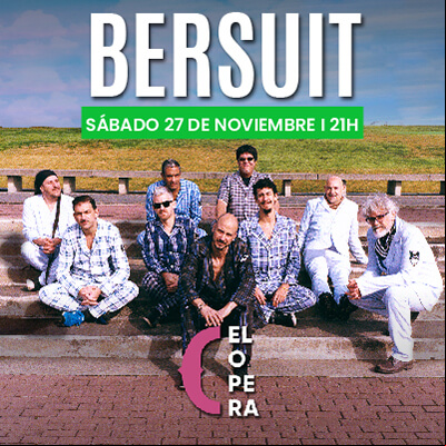 Concierto de Bersuit Vergarabat en La Plata, Argentina, Sábado, 27 de noviembre de 2021
