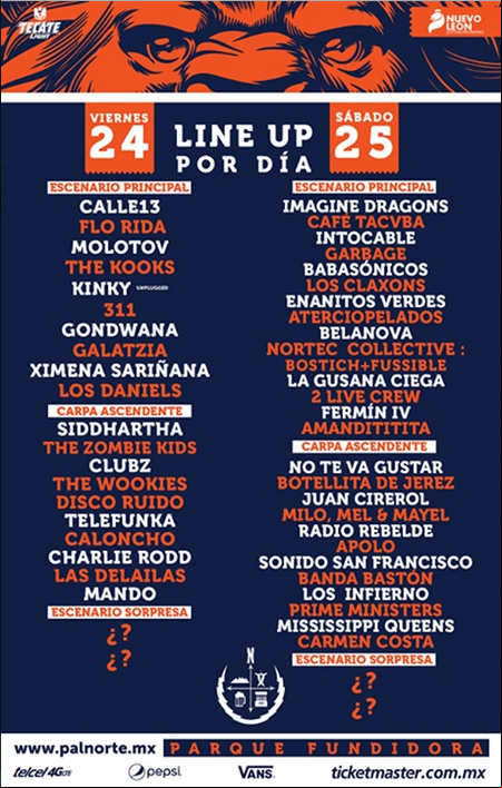 Concierto de Caloncho en Monterrey, Nuevo León, México, Viernes, 24 de abril de 2015
