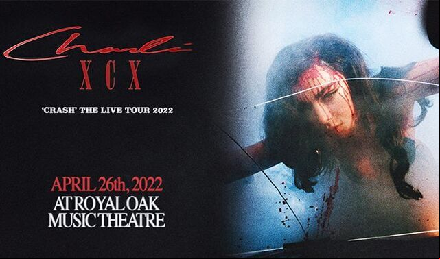Concierto de Charli XCX, CRASH The Live Tour 2022, en Royal Oak, Míchigan, Estados Unidos, Martes, 26 de abril de 2022