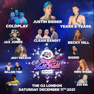 Concierto de Justin Bieber en Londres, Inglaterra, Sábado, 11 de diciembre de 2021