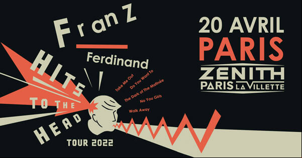 Concierto de Franz Ferdinand, Inside In / Inside Out, en Paris, Francia, Miércoles, 20 de abril de 2022