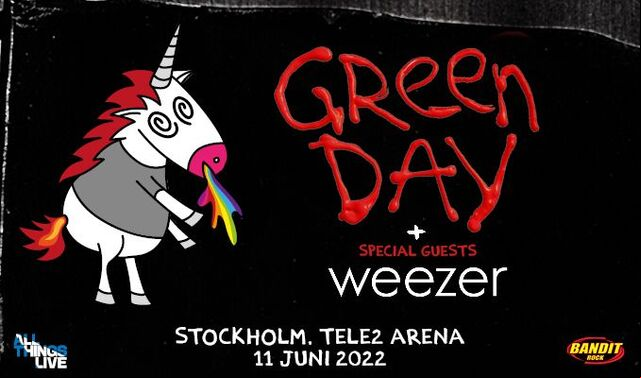 Concierto de Green Day en Johanneshov, Suecia, Sábado, 11 de junio de 2022