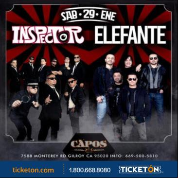 Concierto de Inspector en Gilroy, California, Estados Unidos, Sábado, 29 de enero de 2022