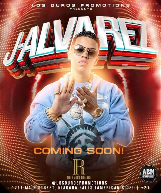 Concierto de J Álvarez en Niagara Falls, Nueva York, Estados Unidos, Sábado, 07 de mayo de 2022