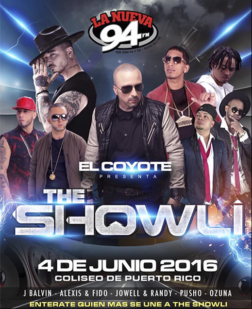 Concierto de Jowell y Randy en San Juan, Puerto Rico, Sábado, 04 de junio de 2016