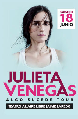 Concierto de Julieta Venegas en La Paz, Bolivia, Sábado, 18 de junio de 2016