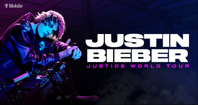 Concierto de Justin Bieber, Justice World Tour, en Washington D. C., Estados Unidos, Viernes, 10 de junio de 2022