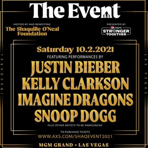 Concierto de Justin Bieber en Las Vegas, Nevada, Estados Unidos, Sábado, 02 de octubre de 2021