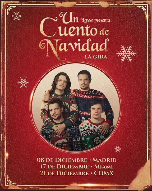 Concierto de Lasso en Ciudad De México, México, Martes, 21 de diciembre de 2021
