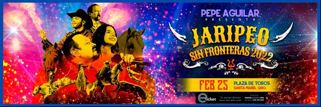 Concierto de Ángela Aguilar, Jaripeo Sin Fronteras, en Queretaro, México, Viernes, 25 de febrero de 2022