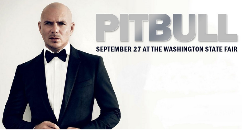 Concierto de Pitbull en Puyallup, Washintong, Estados Unidos, Domingo, 27 de septiembre de 2015
