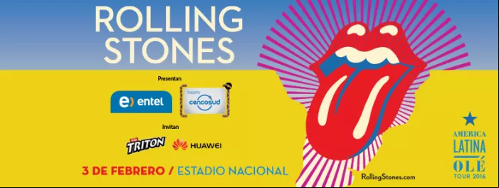 Concierto de Rolling Stones en Chile 2016