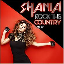 Concierto de Shania Twain en Minneapolis, Minnesota, Estados Unidos, Sábado, 26 de septiembre de 2015