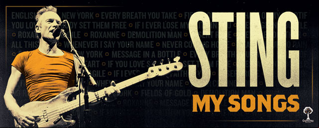 Concierto de Sting, MY SONGS TOUR 2022, en Leipzig, Alemania, Lunes, 28 de marzo de 2022