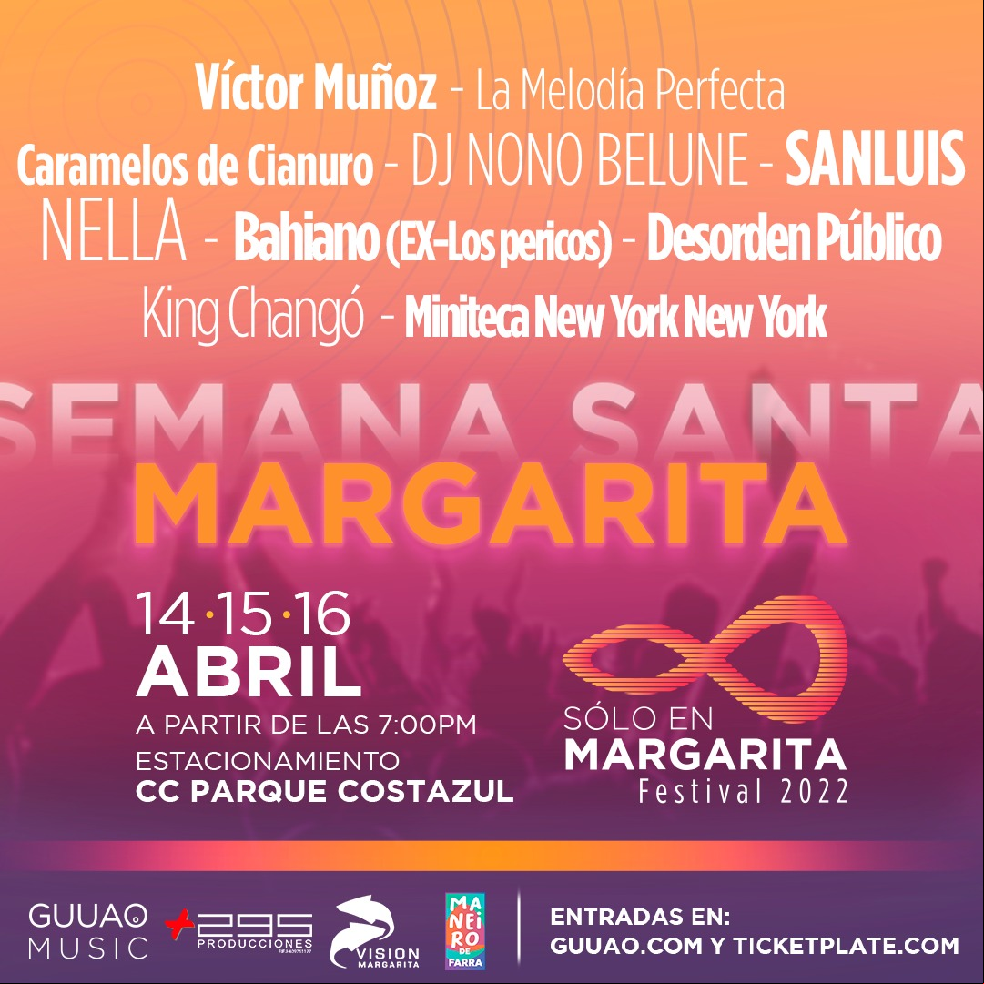 Concierto de King Changó en Pampatar, Nueva Esparta, Venezuela, Viernes, 15 de abril de 2022