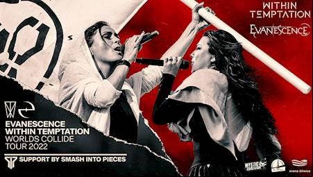 Concierto de Within Temptation, Worlds Collide Tour, en Londres, Inglaterra, Martes, 05 de abril de 2022