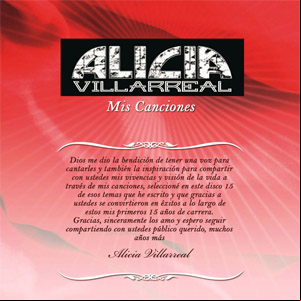 Álbum Mis Canciones de Alicia Villarreal