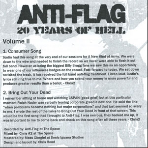 Álbum 20 Years Of Hell: Vol. II de Anti-Flag
