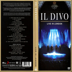 Álbum Live In London (Dvd) de Il Divo
