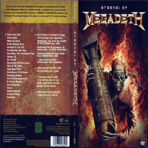 Álbum Arsenal Of Megadeth (Dvd) de Megadeth