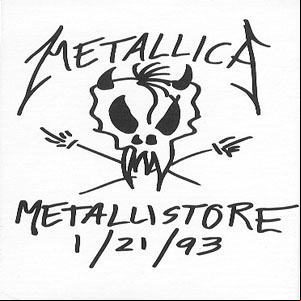 Álbum Metallistore 1/21/93 de Metallica