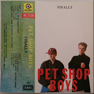 Álbum Finally de Pet Shop Boys