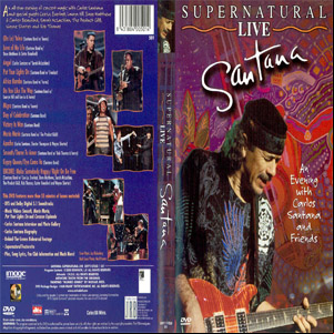 Álbum Supernatural Live (Dvd) de Santana