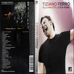Álbum Allá Mía Eta: Live In Rome (Dvd)  de Tiziano Ferro
