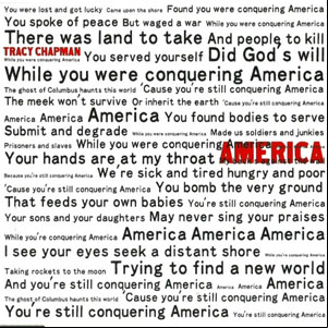 Álbum America de Tracy Chapman
