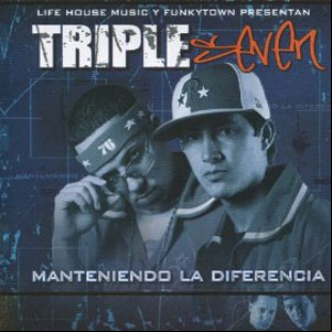 Álbum Manteniendo la Diferencia de Triple Seven