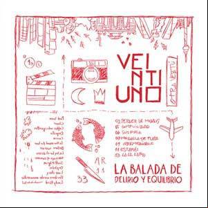 Álbum La Balada De Delirio Y Equilibrio de Veintiuno