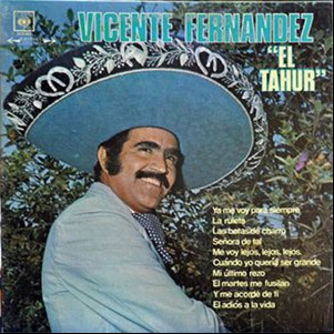 Álbum Tahur de Vicente Fernández