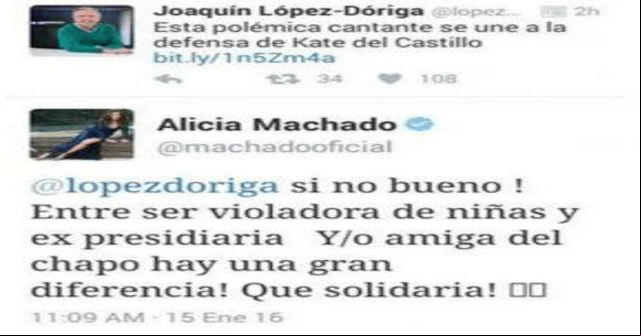 Alicia Machado ataca a Gloria Trevi