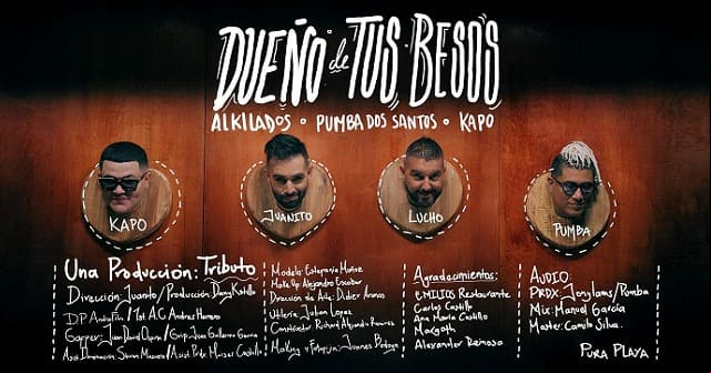 Alkilados presenta <em>“Dueño de tus besos”</em> junto a Pumba Dos Santos y Kapo