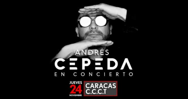 Andrés Cepeda llegará a Venezuela con concierto en el CCCT