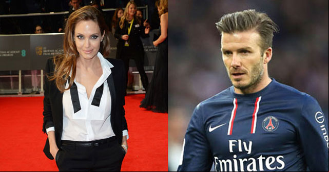 David Beckham y Angelina Jolie sufrieron accidente