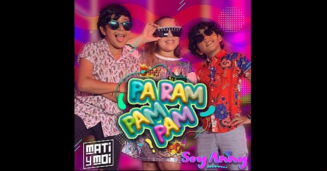 Se prendió el <em>“Pa ram pam pam”</em> con Anny junto a Mati y Moi
