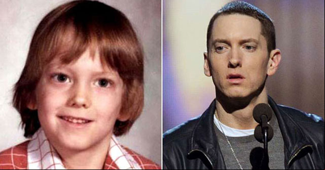 Foto de Eminem cuando era niño Foto de Eminem cuando era niño