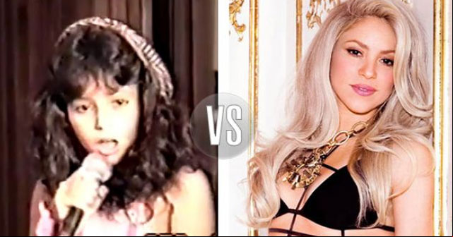 Foto de Shakira cuando era niña Foto de Shakira cuando era niña