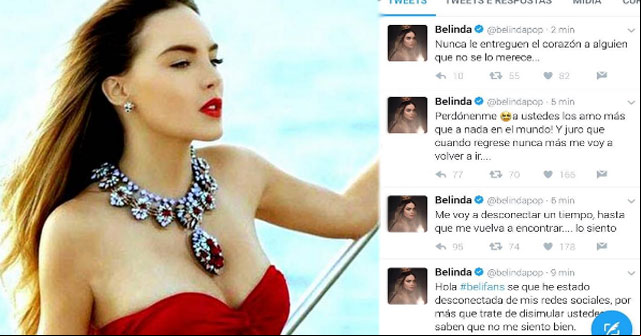 Belinda fue víctima de un hacker