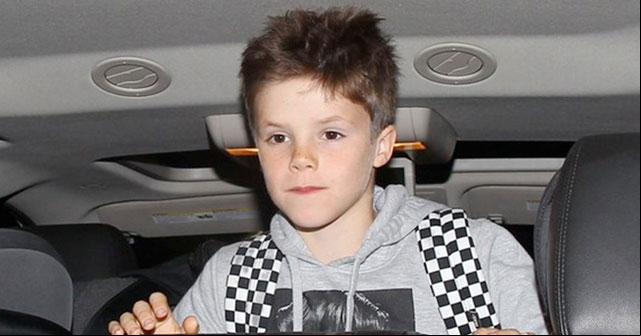 Cruz David Beckham firmó contrato con mánager de Justin Bieber