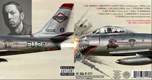 Eminem sorprende con lanzamiento no anunciado del álbum <em>'Kamikaze'</em>