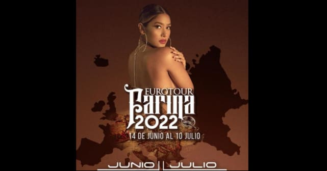 Farina sigue creciendo en la música y sorprende con su “Eurotour Farina 2022”
