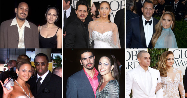 Los ex de Jennifer López