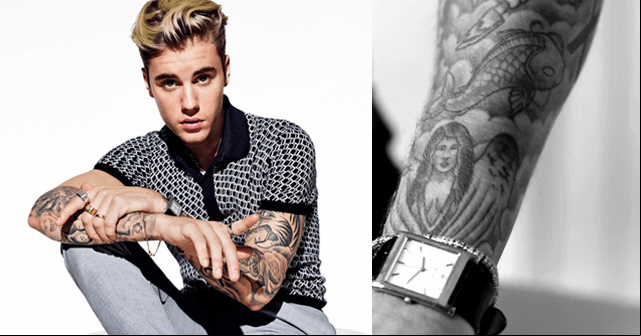 ¿QUÉ? Justin Bieber se tatuó a Selena Gómez [VIDEO]