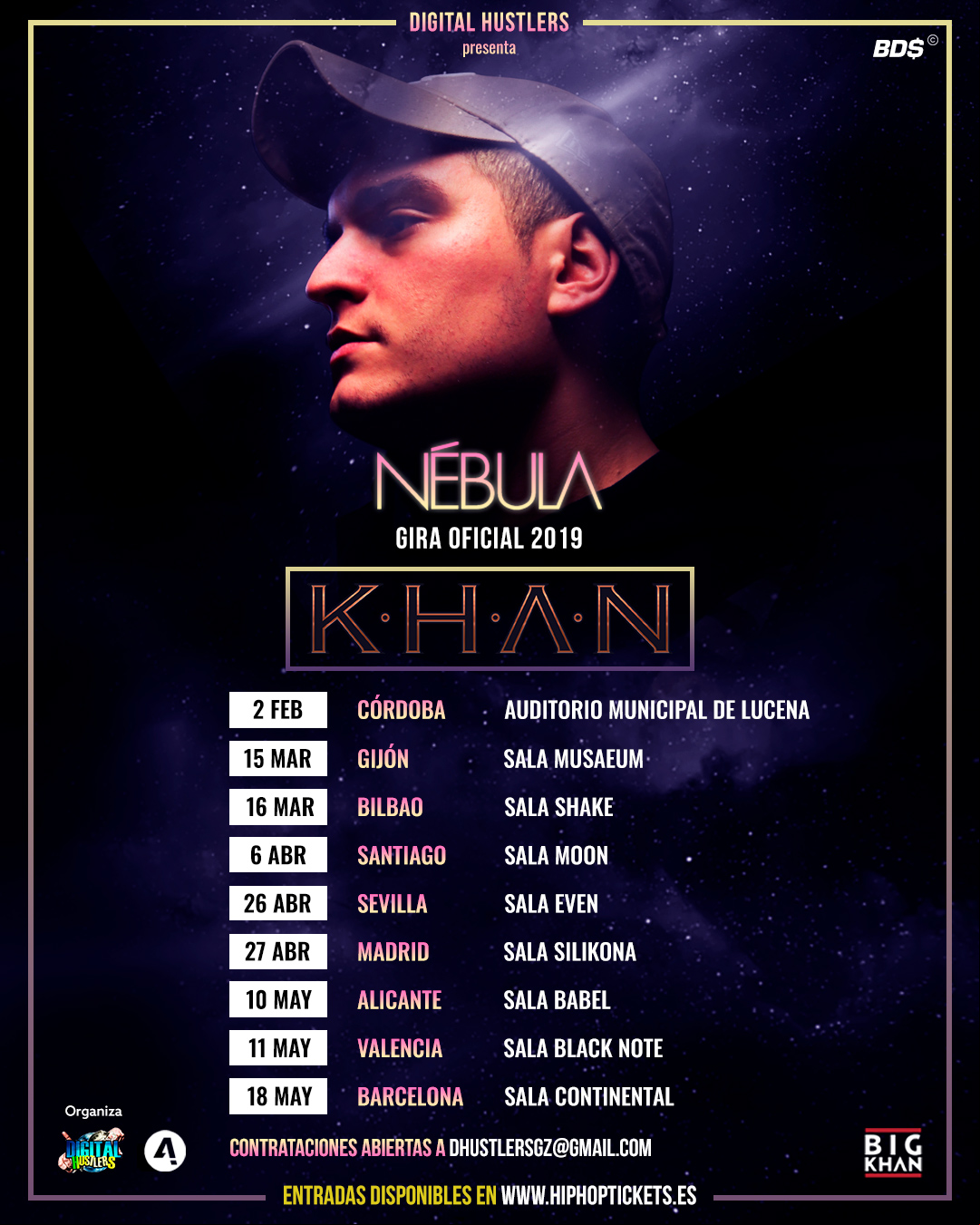 Gira Nébula del rapero Khan Gira Nébula del rapero Khan