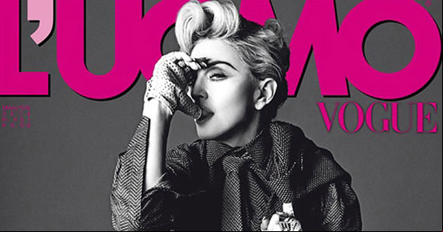 Madonna muy sexy y en topless