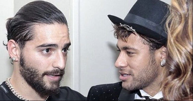 Maluma le canta cumpleaños a Neymar (+VÍDEOS)
