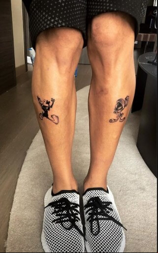 Nicky Jam y sus nuevos tatuajes de los Looney Tunes Nicky Jam y sus nuevos tatuajes de los Looney Tunes